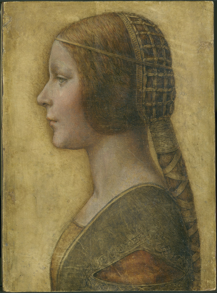 Detail of La Bella Principessa, c. 1496 by Anonymous
