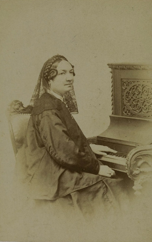 Detail of Portrait of Maria Wodzinska, 1860s by Anonymous