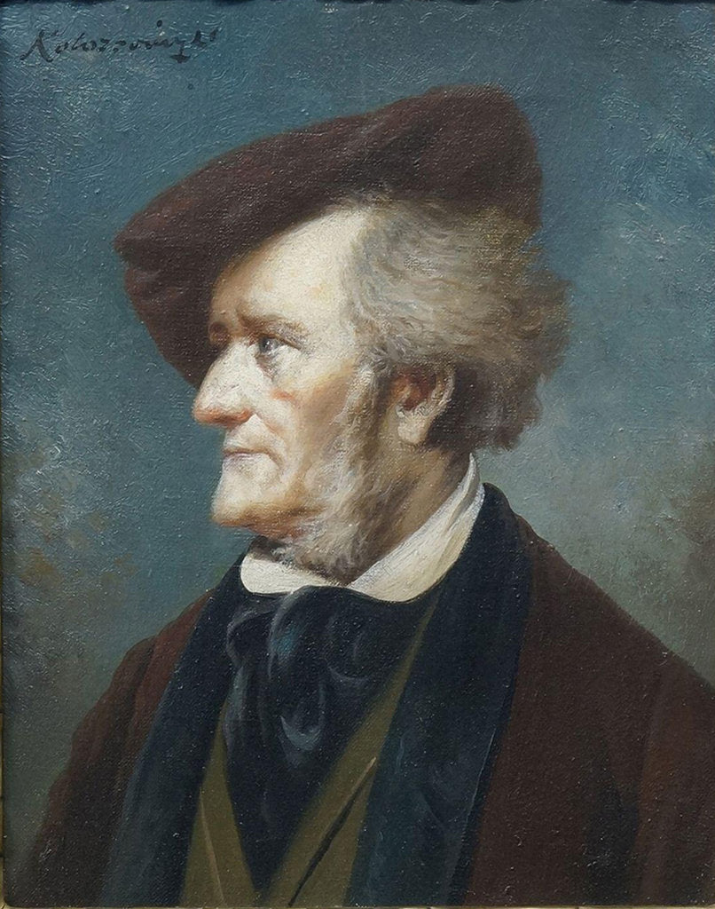 Detail of Portrait of the Composer Richard Wagner by Anonymous