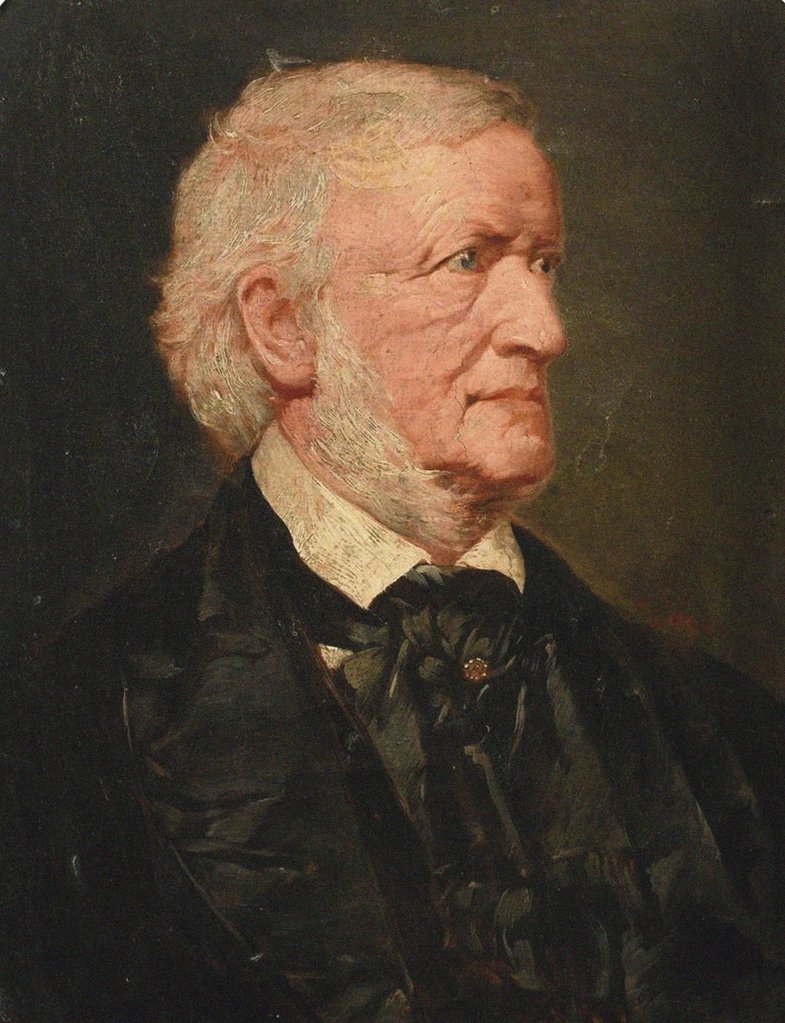 Detail of Portrait of the Composer Richard Wagner by Anonymous