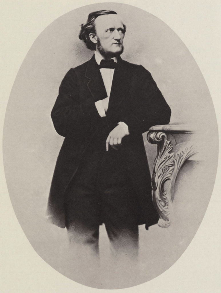 Detail of Portrait of the Composer Richard Wagner, 1864 by Anonymous