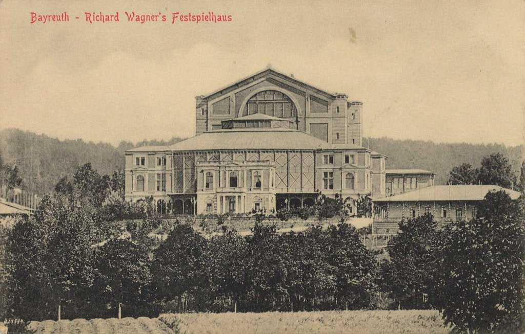 Detail of The Bayreuth Festival Theatre, 1900s by Anonymous