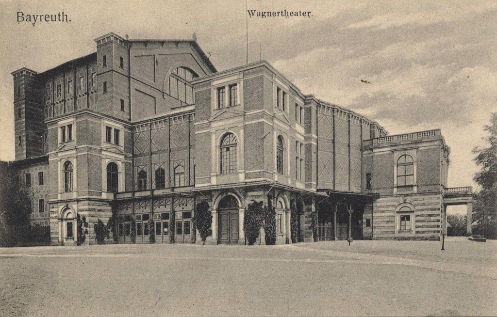 Detail of The Bayreuth Richard Wagner Theatre, 1900s by Anonymous