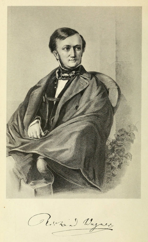 Detail of Portrait of the Composer Richard Wagner, 1849 by Anonymous