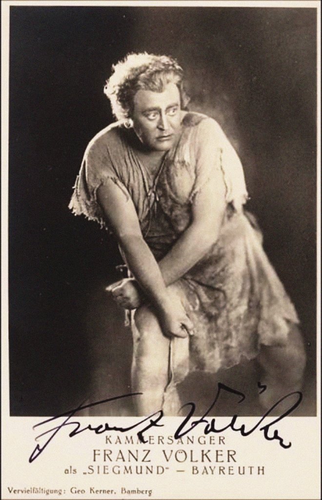 Detail of Franz Völker as Siegmund in opera Die Walküre by Richard Wagner, Bayreuth, 1933 by Anonymous