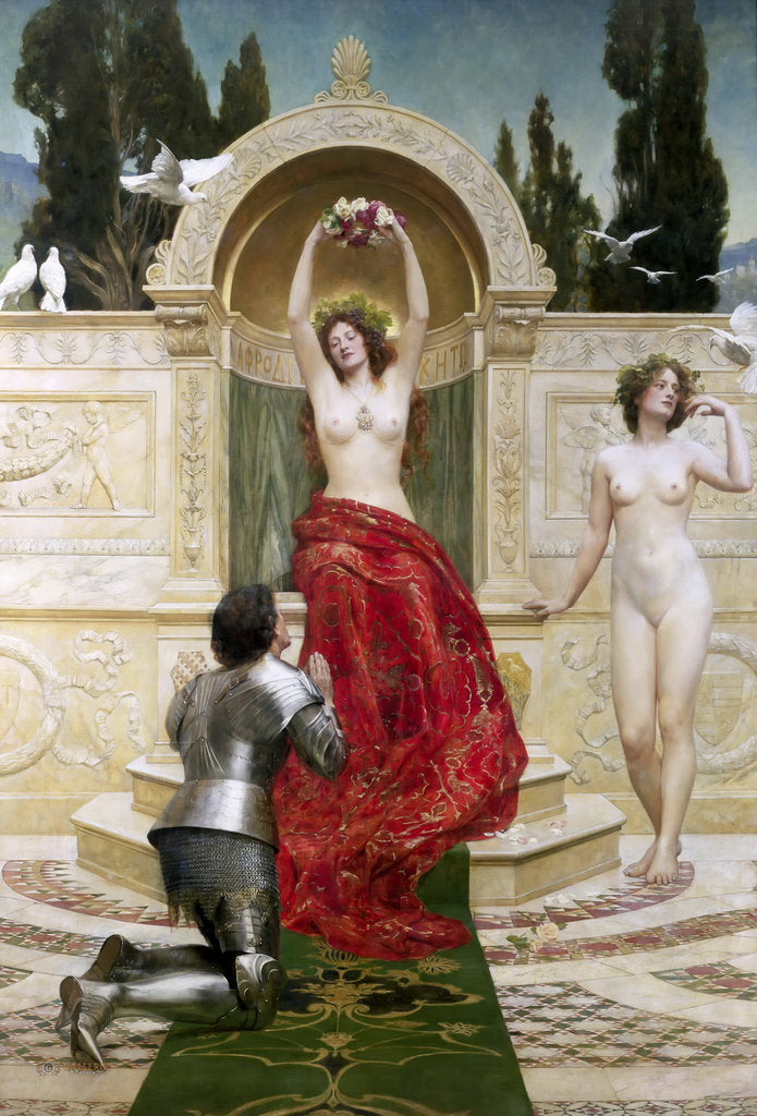 Detail of Tannhäuser and Venus, 1901 by Anonymous