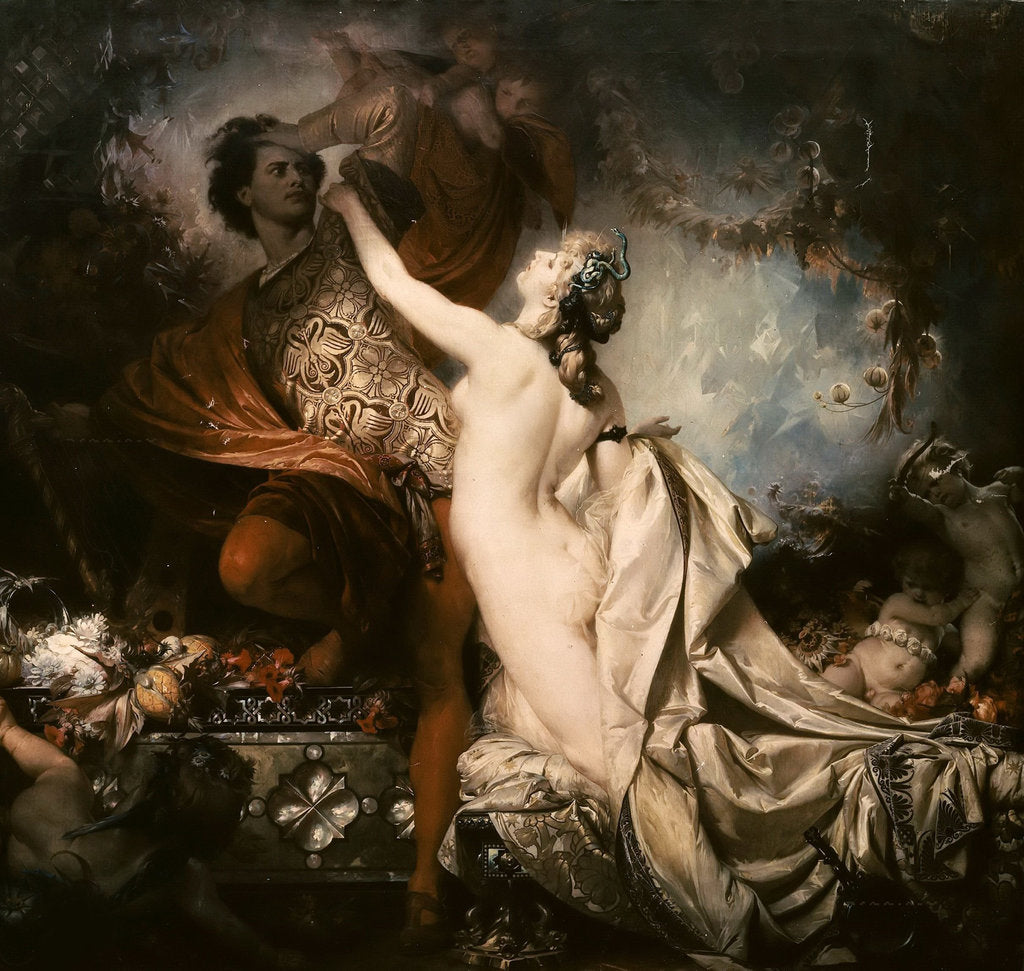 Detail of Tannhäuser and Venus, 1873 by Anonymous