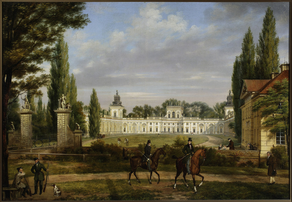 Detail of View of the Wilanów Palace, 1833 by Anonymous