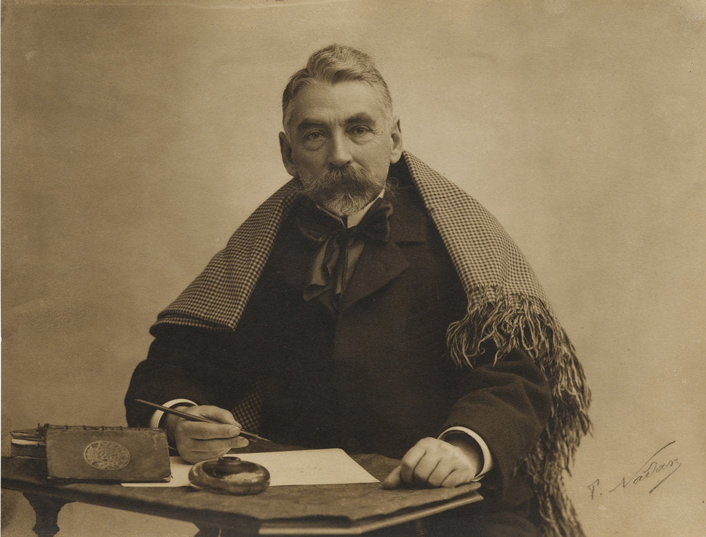 Detail of Portrait of Stéphane Mallarmé, 1895 by Anonymous