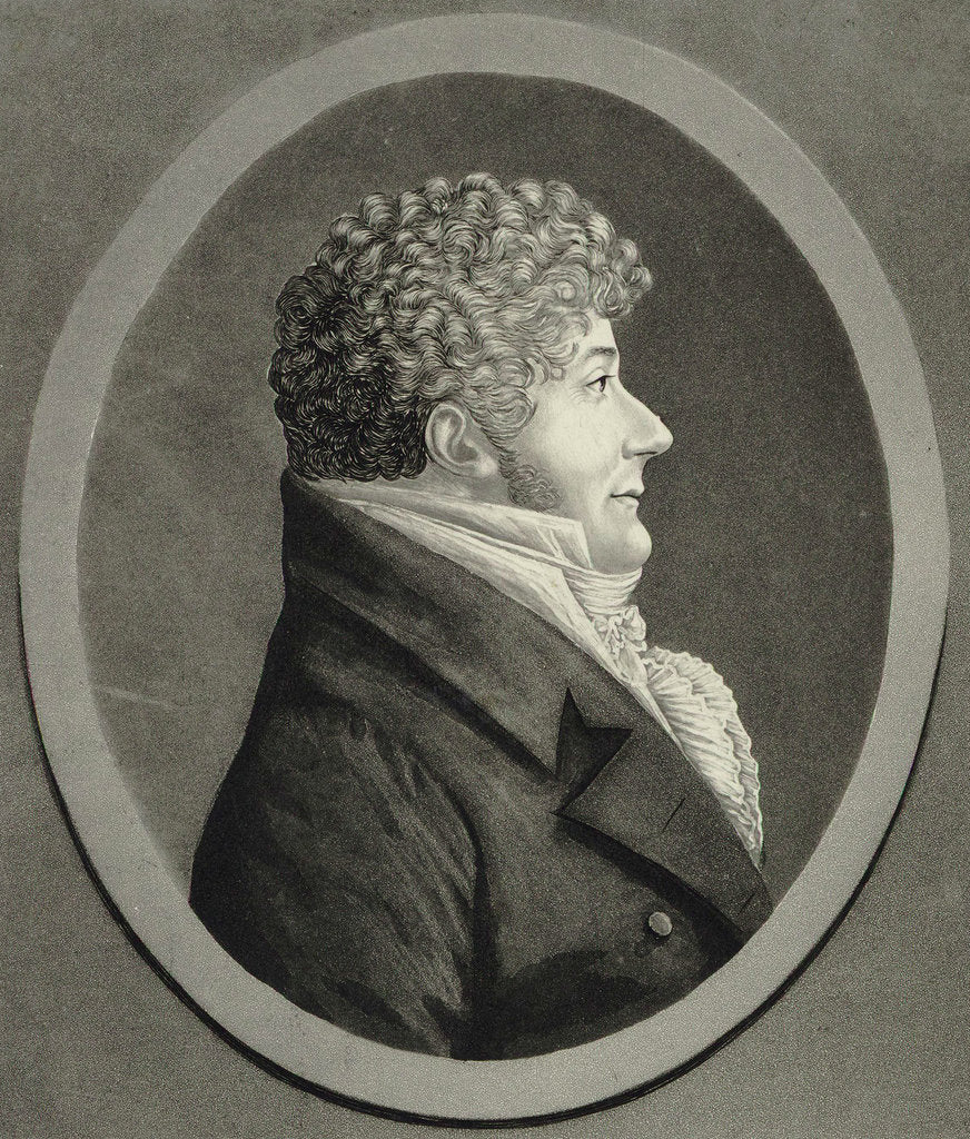 Detail of Portrait of Ferdinando Paer, 1809 by Anonymous