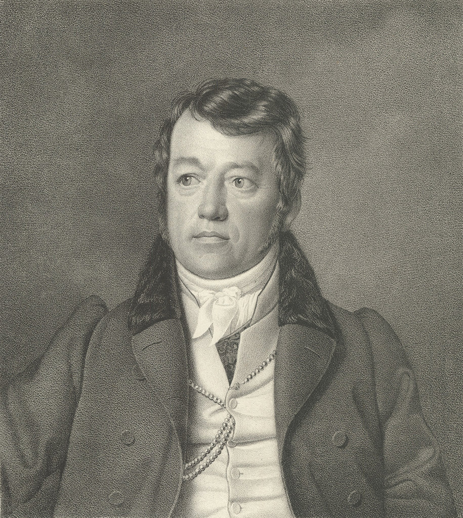 Detail of Portrait of Friedrich Schneider, 1825 by Anonymous
