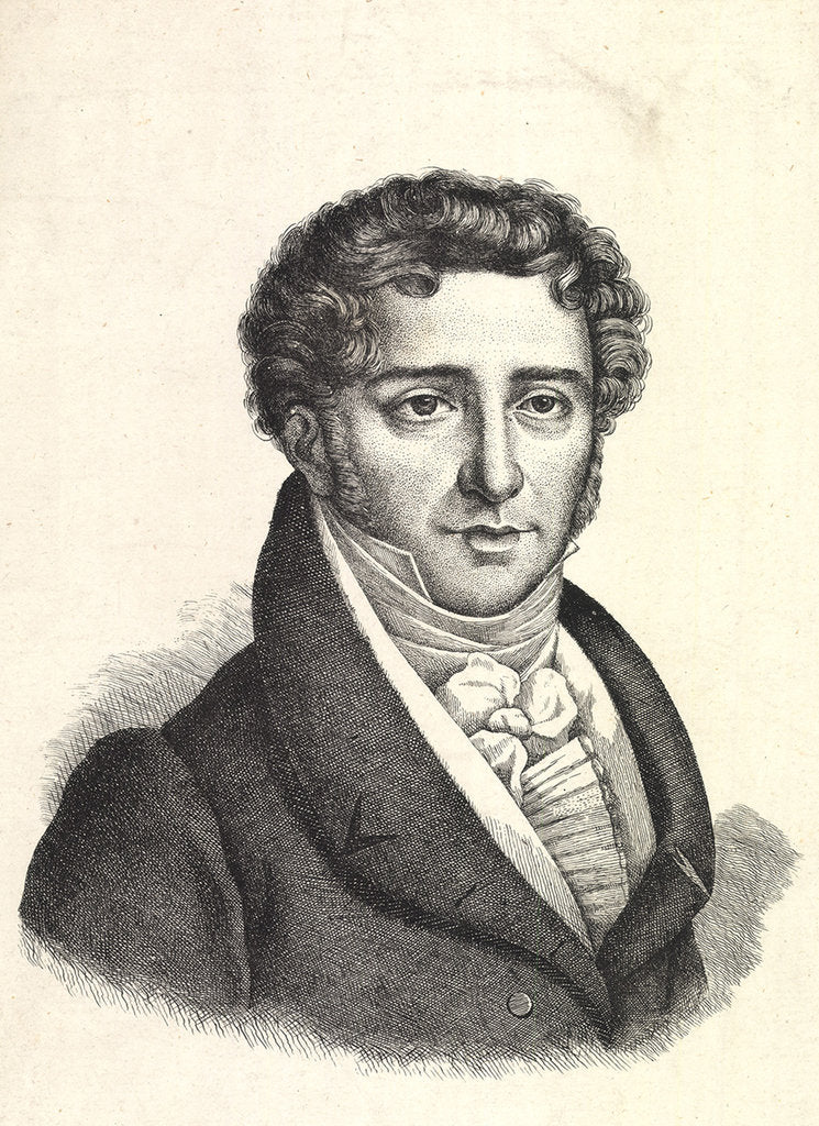 Detail of Portrait of François-Adrien Boieldieu, 1800s by Anonymous