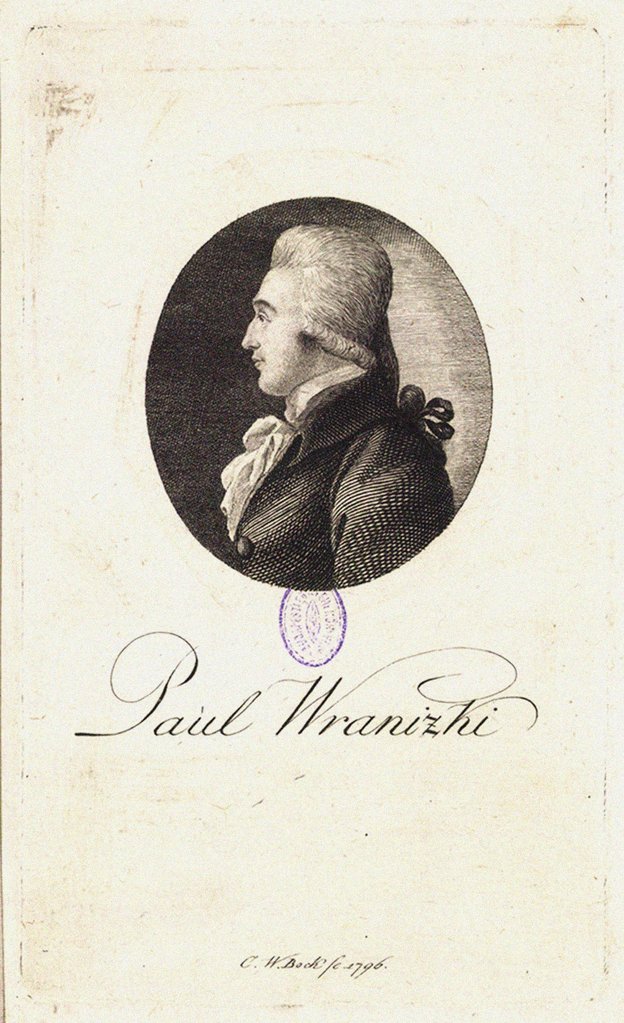 Detail of Portrait of Paul Wranitzky, 1796 by Anonymous