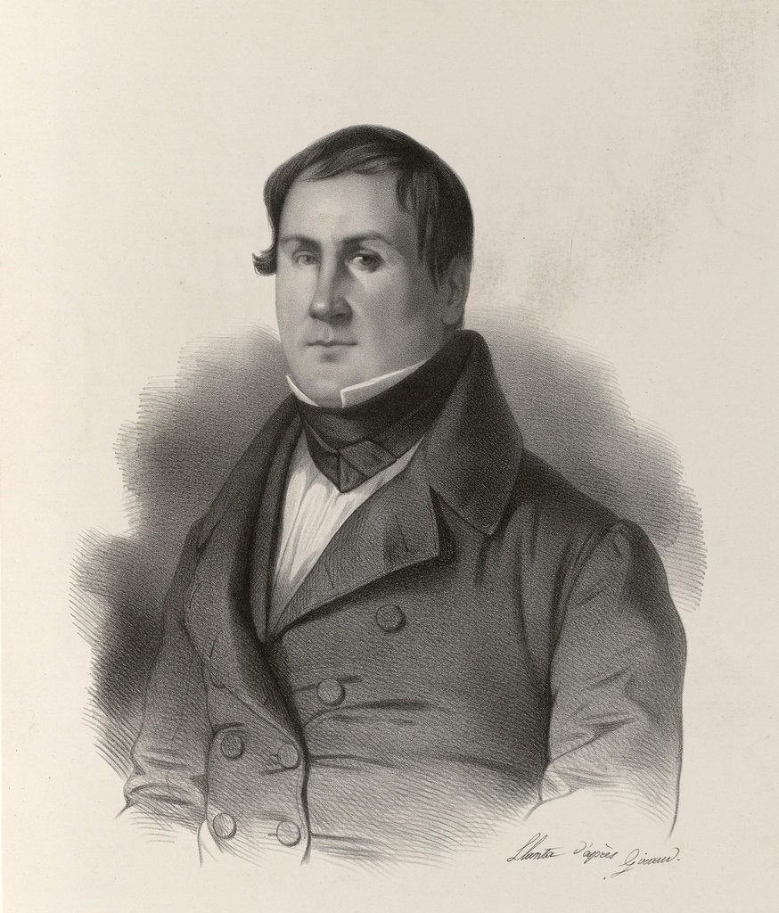 Detail of Portrait of Mikhail Vasilyevich Ostrogradsky, 1830-1840s by Anonymous
