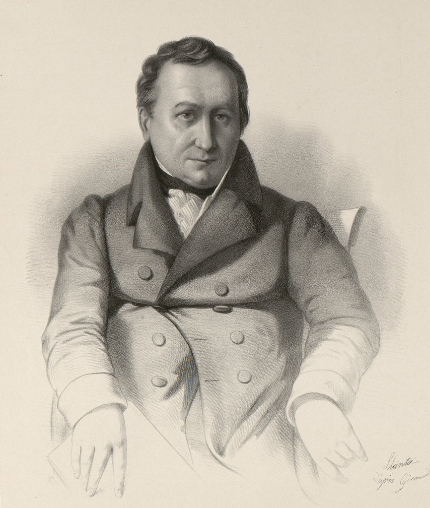 Detail of Portrait of Ludwig Tieck , 1830-1840s by Anonymous