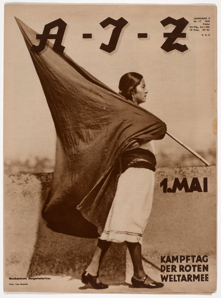 Detail of Woman with Flag, 1931 by Anonymous