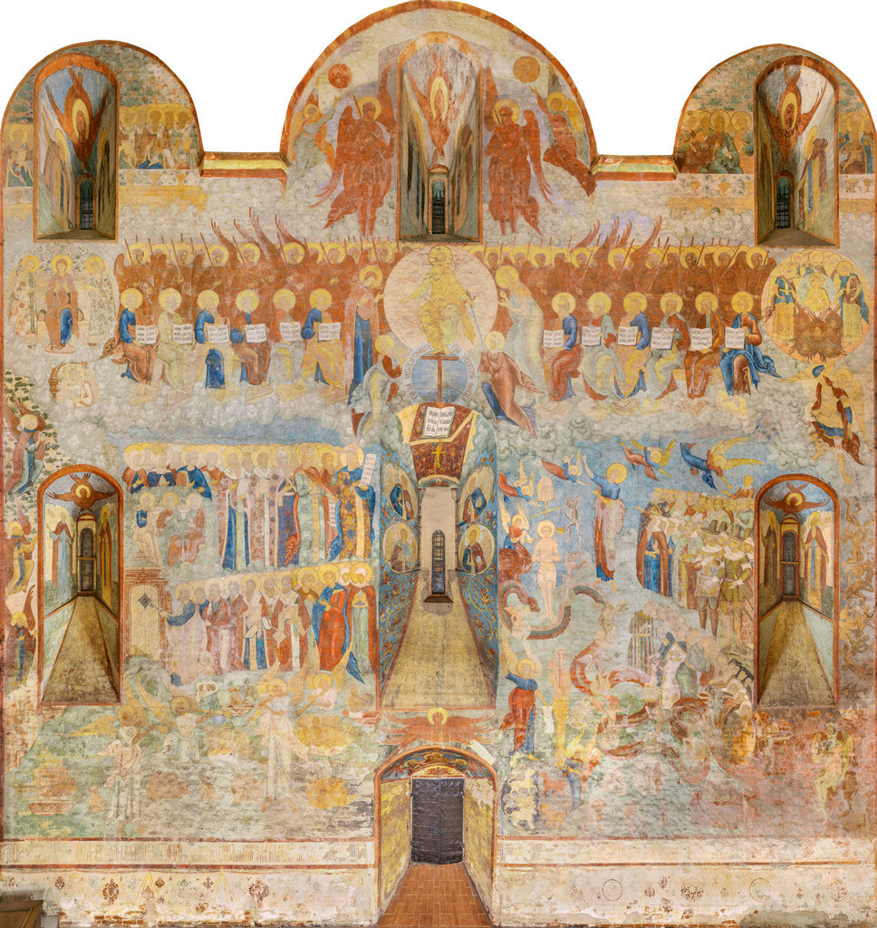 Detail of The Last Judgment. Fresco of the Saint Sophia Cathedral, Vologda, 17th century by Anonymous