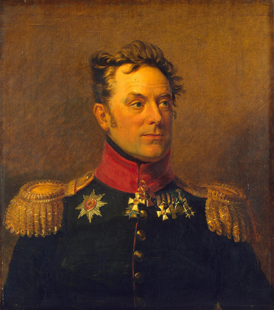 Detail of Portrait of General Yermolay Fyodorovich Kern, before 1825 by Anonymous