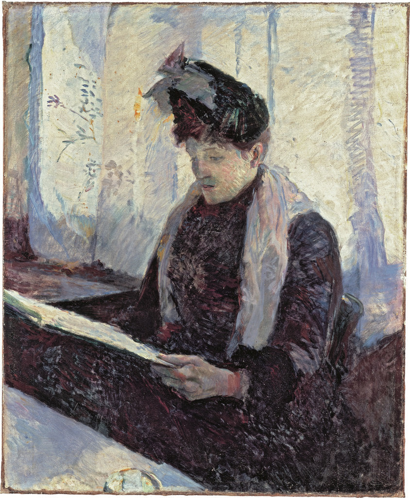 Detail of Woman in café, c. 1886 by Anonymous