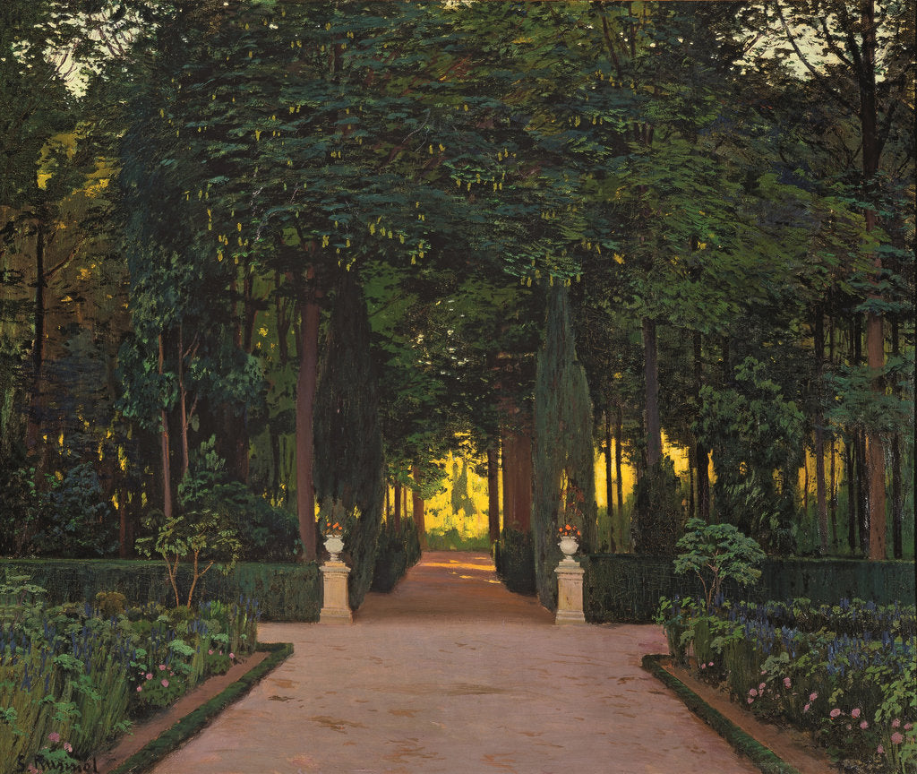 Detail of Gardens at Aranjuez, ca 1899 by Anonymous