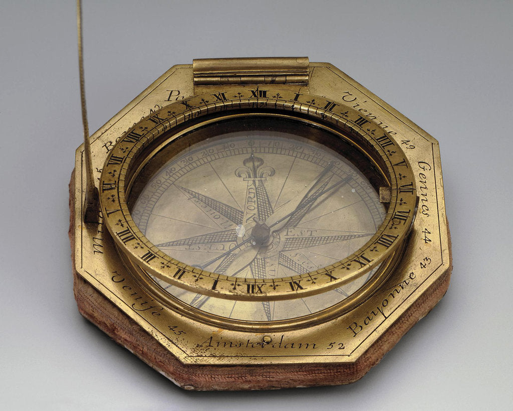Detail of Universal equatorial sundial of Peter the Great, Early 18th cen by Anonymous