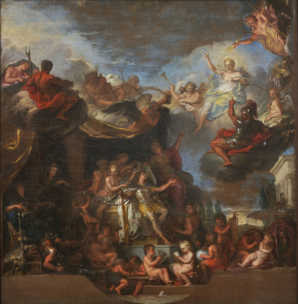 Detail of The King governs by himself, 1661, ca 1681-1682 by Anonymous