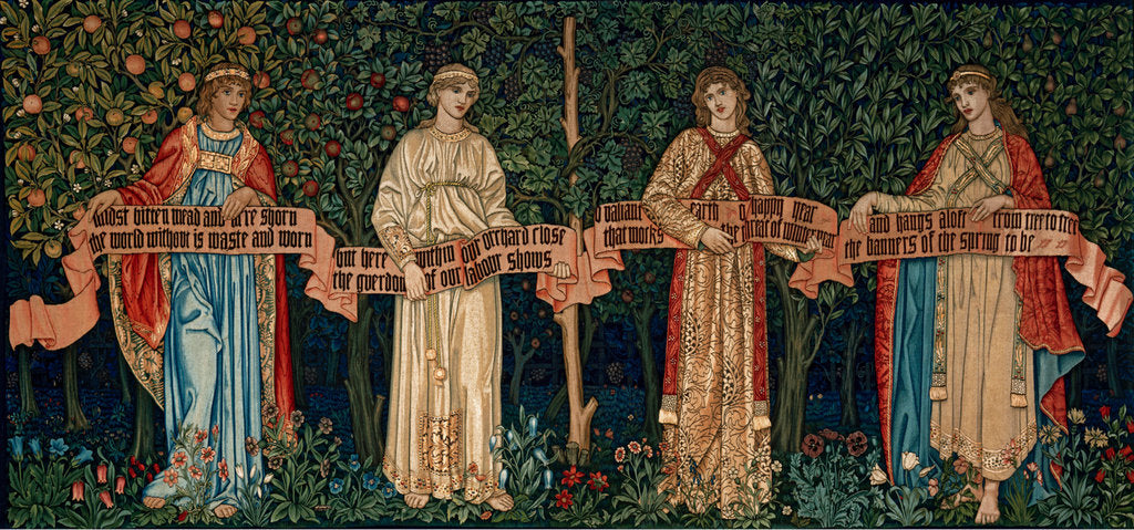 Detail of The Orchard, 1890 by Anonymous