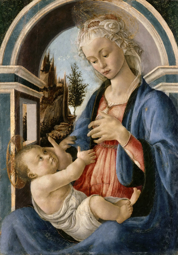 Detail of The Virgin and Child, ca 1467 by Anonymous