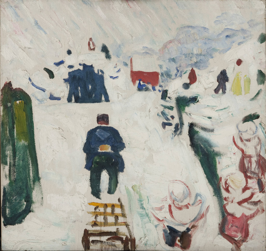 Detail of Man with a Sledge, 1910-1912 by Anonymous