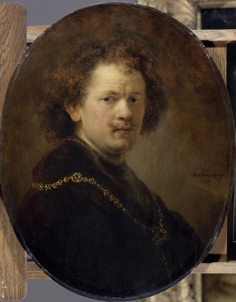 Detail of Self-Portrait with Bare Head, 1633 by Anonymous