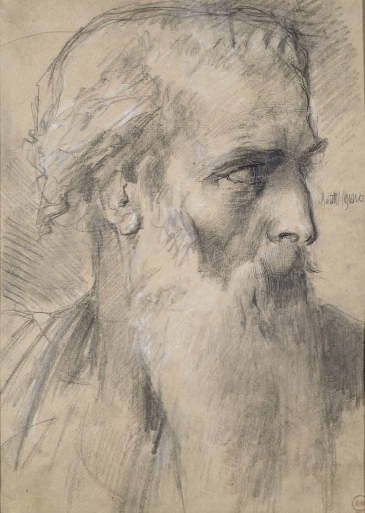 Detail of Moses, ca 1854 by Anonymous