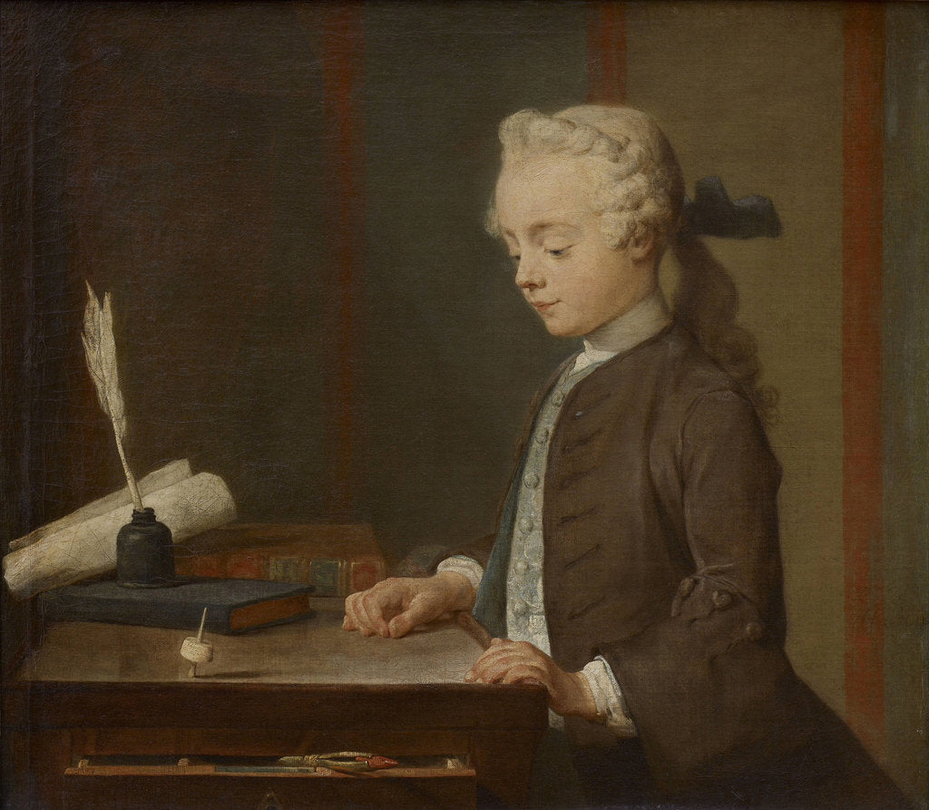 Detail of Boy with a Top (A Child with a Teetotum), 1738 by Anonymous