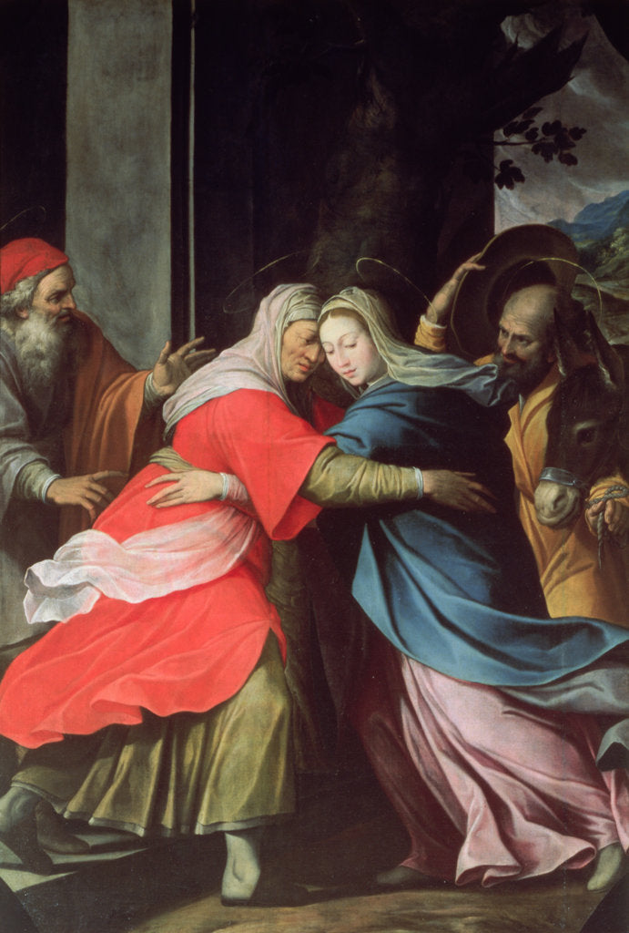 Detail of The Visitation by Anonymous