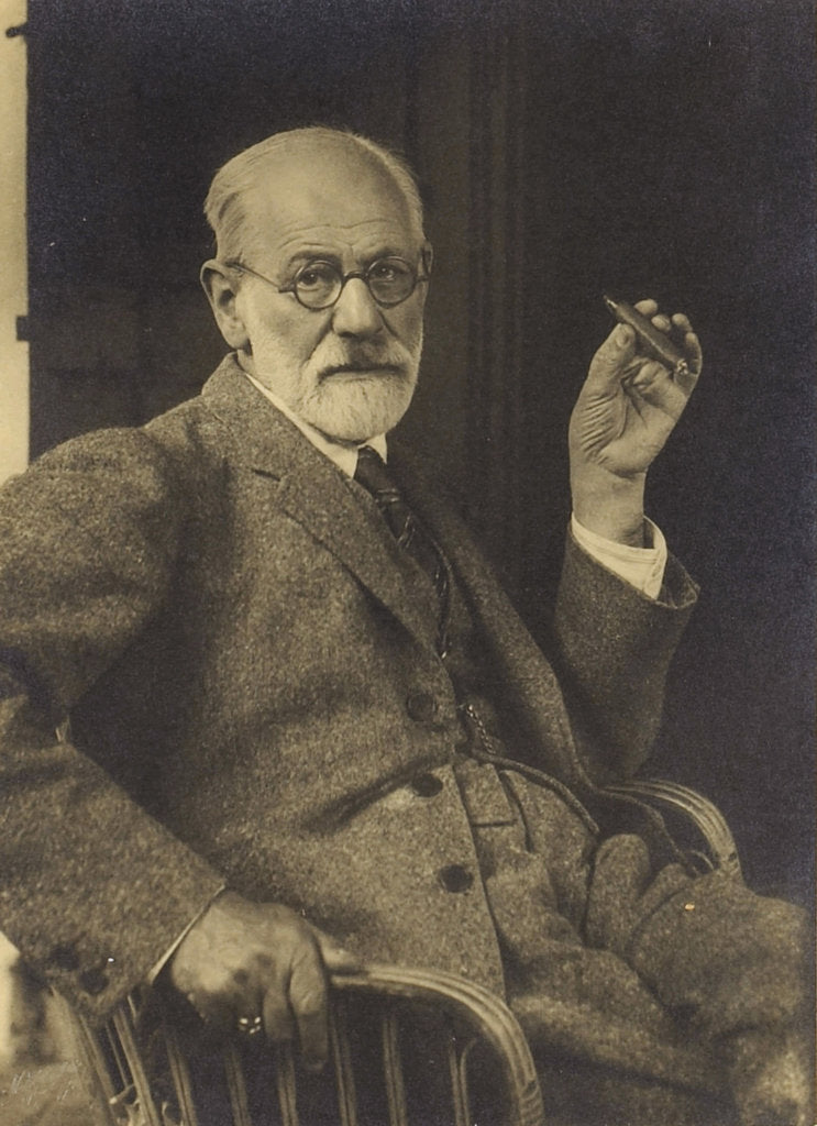 Detail of Sigmund Freud, ca 1921 by Anonymous