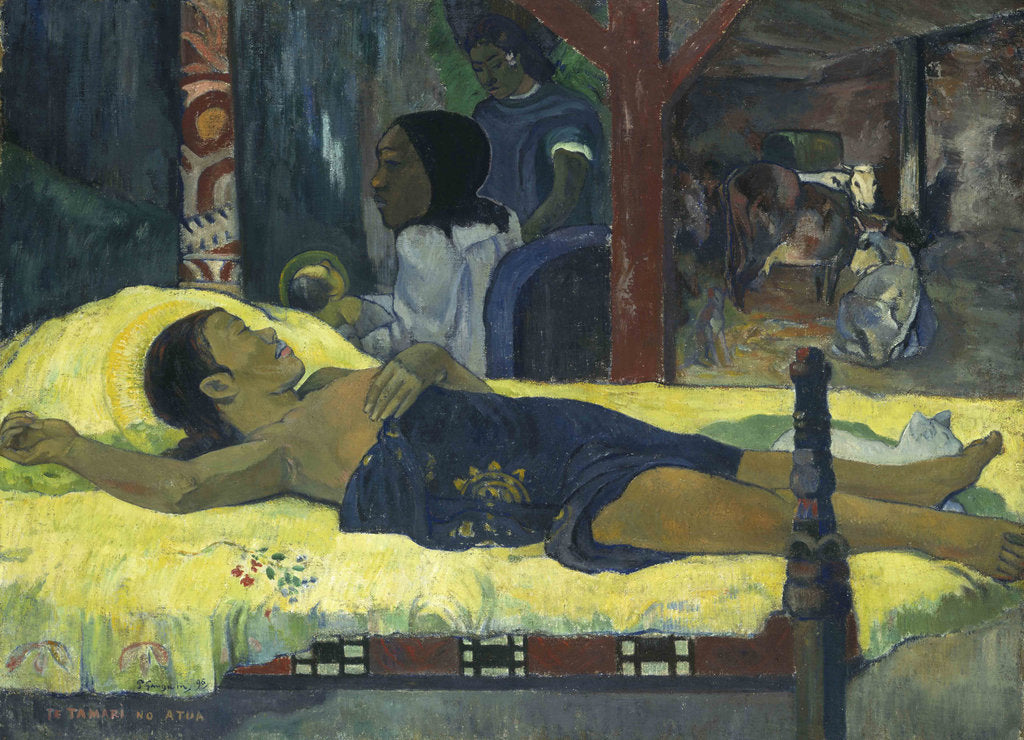 Detail of The Birth (Te tamari no atua), 1896 by Anonymous
