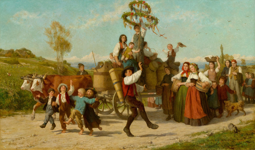 Detail of The Wine Festival, 1865 by Anonymous