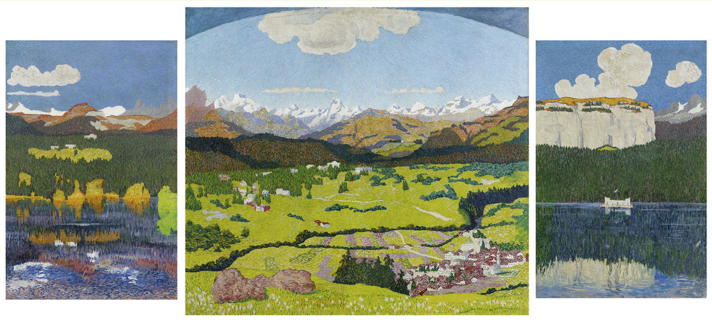 Detail of Panorama of Flims, 1904 by Anonymous