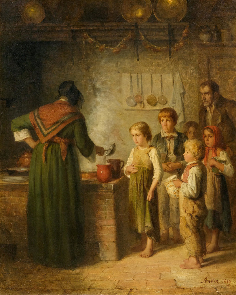 Detail of Soup for the Poor, 1859 by Anonymous