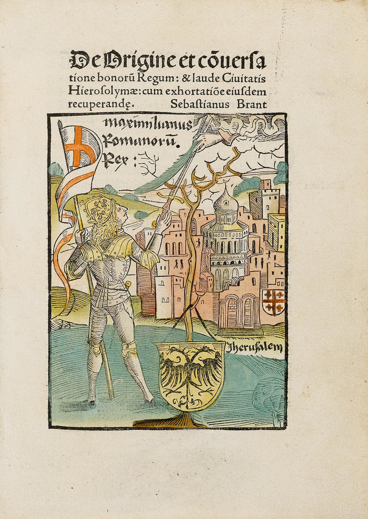 Detail of Illustration for De Origine et conversatione bonorum Regum by Sebastian Brant, 1495 by Anonymous