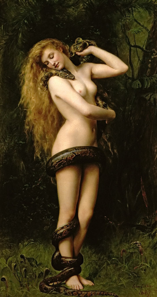 Detail of Lilith, 1887 by Anonymous