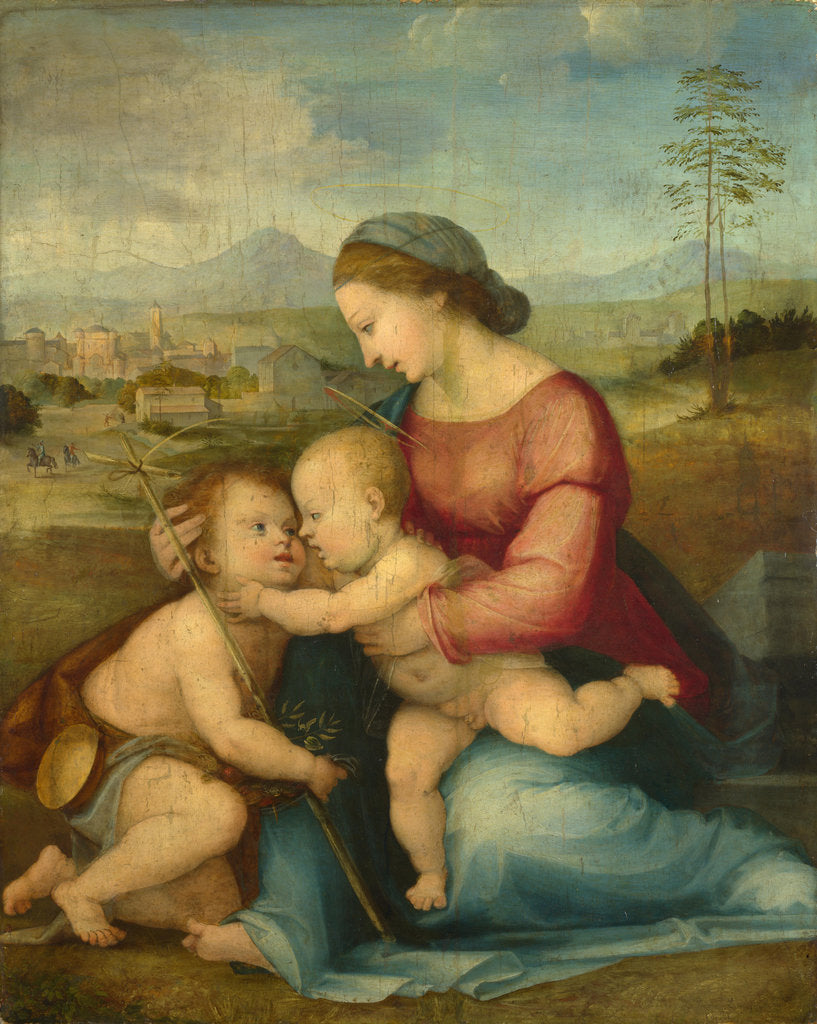 Detail of The Madonna and Child with Saint John, c. 1516 by Anonymous