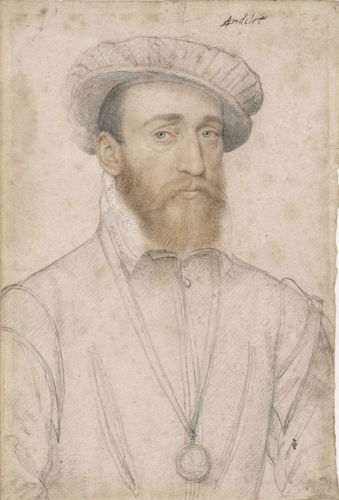 Detail of François de Coligny dAndelot, ca 1555 by Anonymous