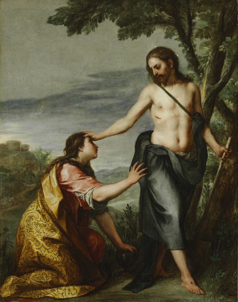 Detail of Noli me tangere, after 1640 by Anonymous