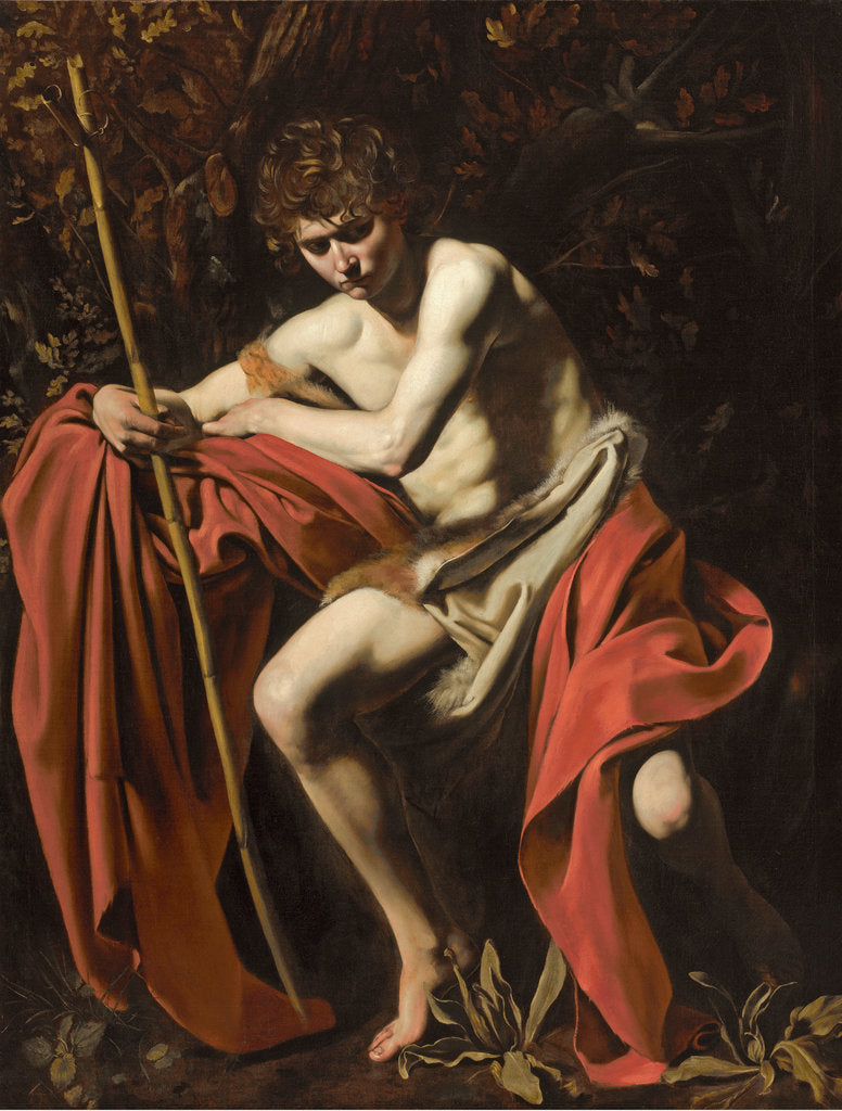 Detail of Saint John the Baptist in the Wilderness, 1602 by Anonymous