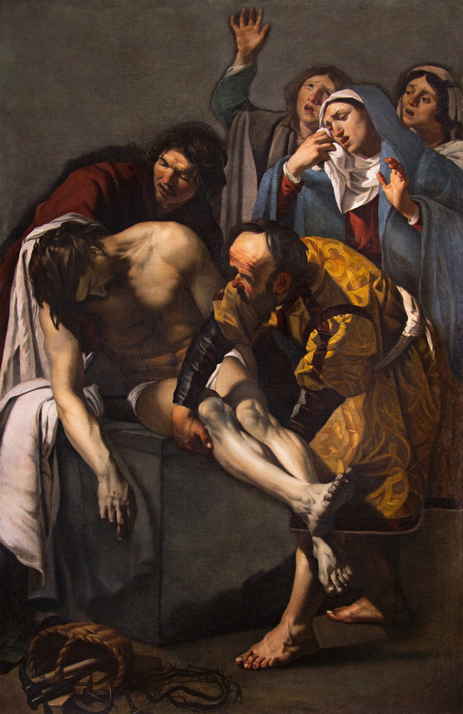 Detail of The Entombment, 1617 by Anonymous