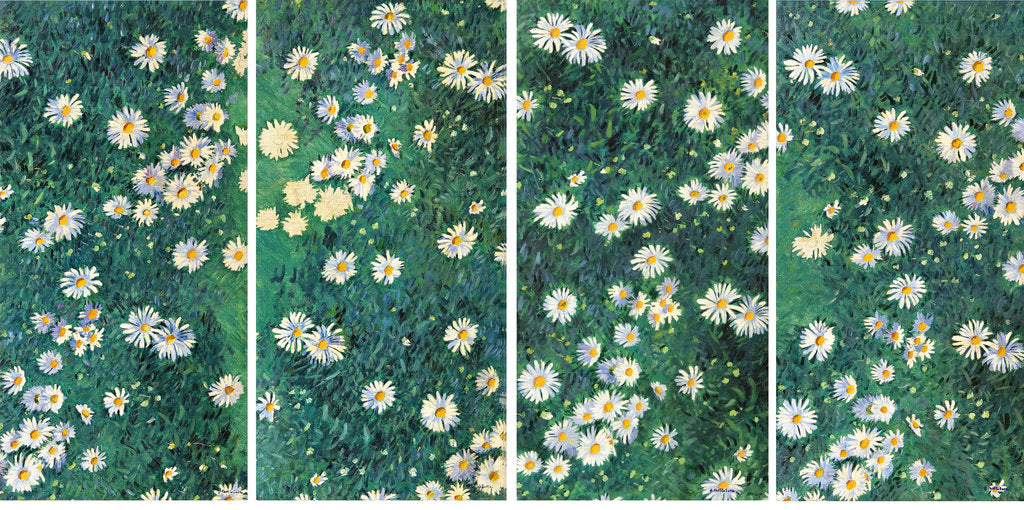 Detail of Daisies (Bed of Daisies), c. 1892-1893 by Anonymous