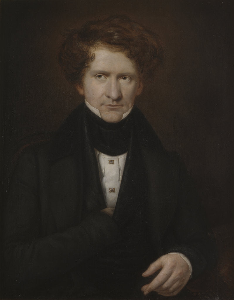 Detail of Portrait of the composer Adolf Fredrik Lindblad, 1835 by Anonymous