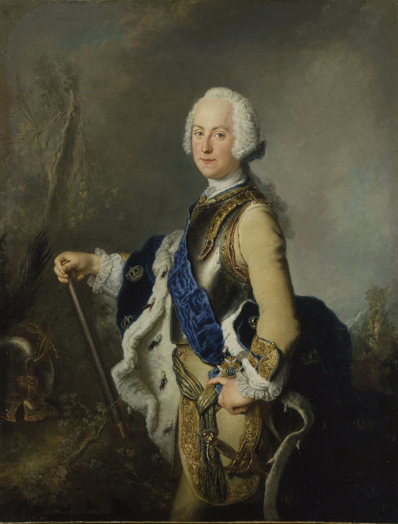 Detail of Portrait of Adolph Frederick, King of Sweden, 1743 by Anonymous