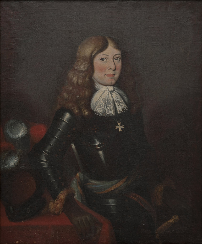 Detail of Portrait of the prince Alexander of Courland, Second Half of the 17th cen by Anonymous