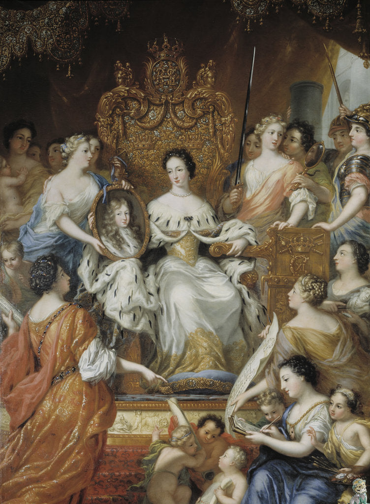 Detail of Allegory of the regency of Ulrika Eleonora of Sweden, End of 17th cen by Anonymous
